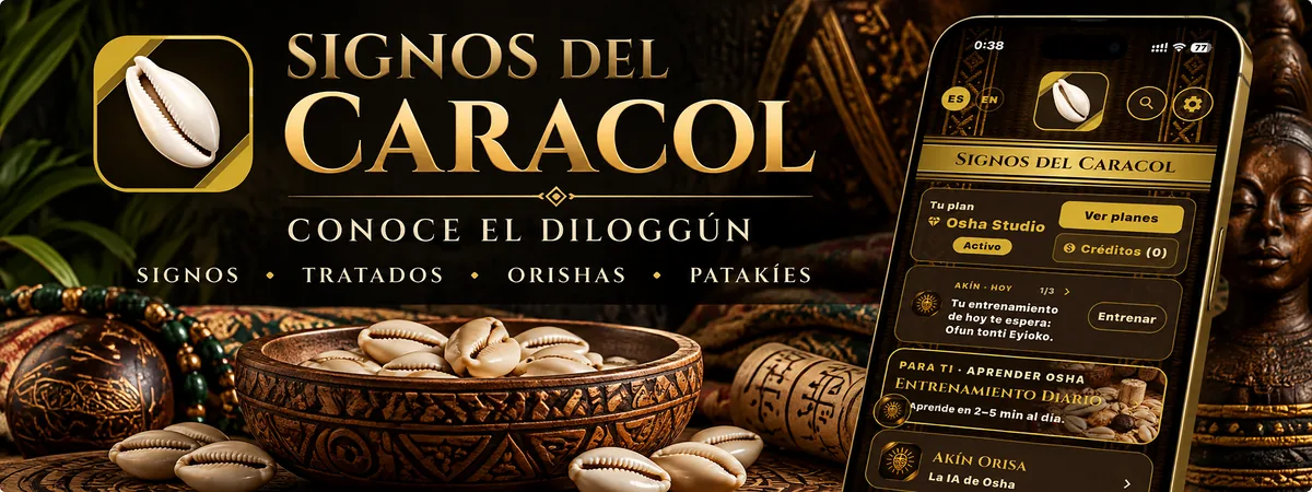 Signos del Caracol: conoce el diloggún. Signos, tratados, Orishas y patakíes, en el celular